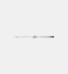 Ceinture en cuir boucle signature Maje