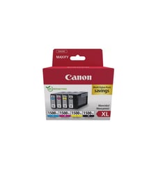 Cartouche d'encre Pack Multipack 4 Originales PGI-1500 XL (Noir + 3 Couleurs) - 9218B004 Canon