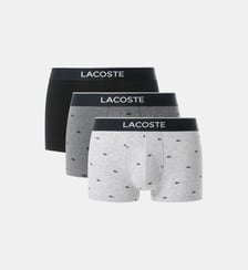 Lot de 3 boxers courts stretch imprimé Lacoste