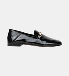 Mocassins Jill Cuir Verni Froissé Bobbies