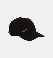 Casquette Balmain Paris en velours Balmain