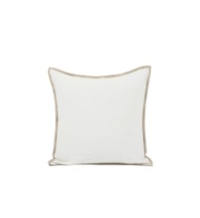 housse de coussin  100% coton et point de bourdon contrasté Madura