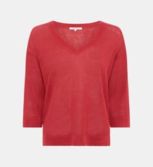 Pull V ample en lin - LYLOU Gerard Darel