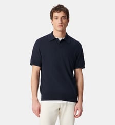 Polo manches courtes maille flammée Ikks