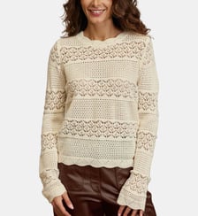 Pull col rond uni MANTY La Petite Etoile