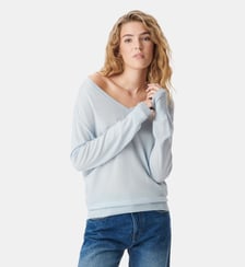 Pull encolure V 100% laine Ikks