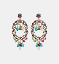 Boucles d'oreilles pendantes tiges percées   - Chiara Satellite