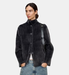 Veste imitation fourrure à col montant Adolfo Dominguez