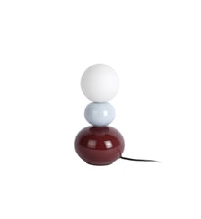 Lampe de Table Firenze Pellet - Bordeaux - 10x10x26cm Leitmotiv