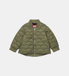 Veste matelassée légère avec logo imprimé Diesel Kids
