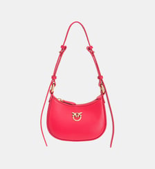 Sac porté épaule baby half moon en cuir Pinko
