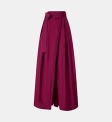 Jupe longue et large avec ceinture Pinko