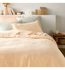 Housse de couette rayée lin lavé La Redoute Interieurs