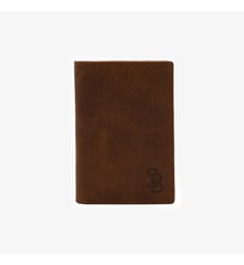 Portefeuille à rabat en cuir Brooklin Serge Blanco