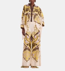 Pantalon Palazzo Spells Placée Yellow La DoubleJ