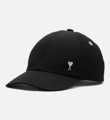 Casquette unisexe en nylon et coton rivet Ami de Coeur AMI Paris