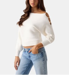 Pull asymétrique à une épaule Guess