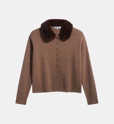 Gilet en laine à col amovible - RILA Gerard Darel