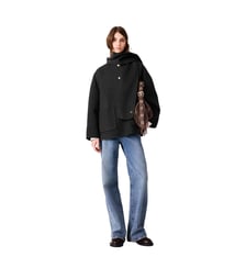 Manteau echarpe amovible Maje