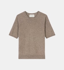 Pull droit manches courtes en cachemire  Bompard