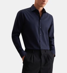 Chemise d'affaires 1/1 Shaped Col Kent Seidensticker