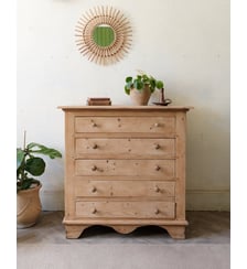 Commode en bois Garance N°651- Produit chiné Debongout