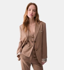 Blazer en tissu chevrons Liu Jo