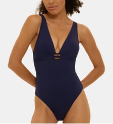 Maillot de bain 1 pièce bonnet mousse sans armature - Marine Simone Pérèle