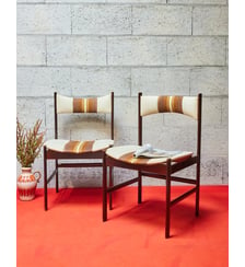 Paire de chaises scandinaves Alma N°1625- Produit chiné Debongout