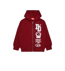 Sweat zippé avec logo Diesel Kids