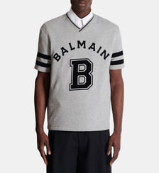 T-shirt Balmain Sport à col en V Balmain