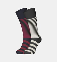 2 Paires de Chaussettes à rayures Eden Park