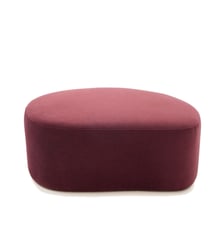 Pouf  Revêtement bouclette à l'aspect laineux Madura