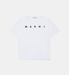 T-shirt logo en coton Marni