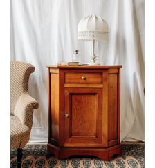 Buffet d'angle en bois Gilbert N°423- Produit chiné Debongout