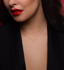 Collier 360°, Trio - 3 diamants - poids total 0,40ct approx. - or 18kt La Brune & La Blonde