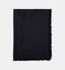 Foulard à fines franges en cachemire Bompard