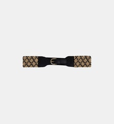 Ceinture corset en raphia et cuir - TYRA Gerard Darel