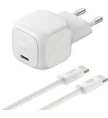 Chargeur USB-C 30W + cable USB-C 2m Argenté Belkin