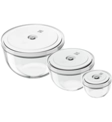 Boîte hermétique 3 bols en verre avec couvercle S-M-L Zwilling