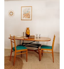 Table à manger transformable Karla N°404- Produit chiné Debongout