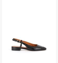 Ballerines sling back Georgia en cuir Mellow Yellow