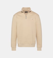 Sweat col camionneur en coton Schott