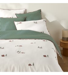Housse de couette en coton lavé La Redoute Interieurs