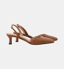 Slingbacks en cuir vernis Numéro 411 Rivecour