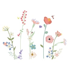 Stickers géants Fleurs de champs Mimi' lou