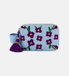 Pochette broderies fleurs KLERVIE Wild
