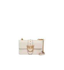 Sac à bandoulière mini love bag one en cuir avec boucle bijou Pinko