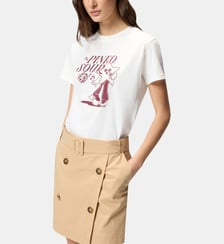 T-shirt avec imprimé étoile disco pinko sour Pinko