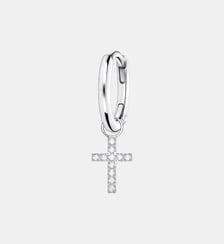 Créole unique avec Pendentif croix Thomas Sabo